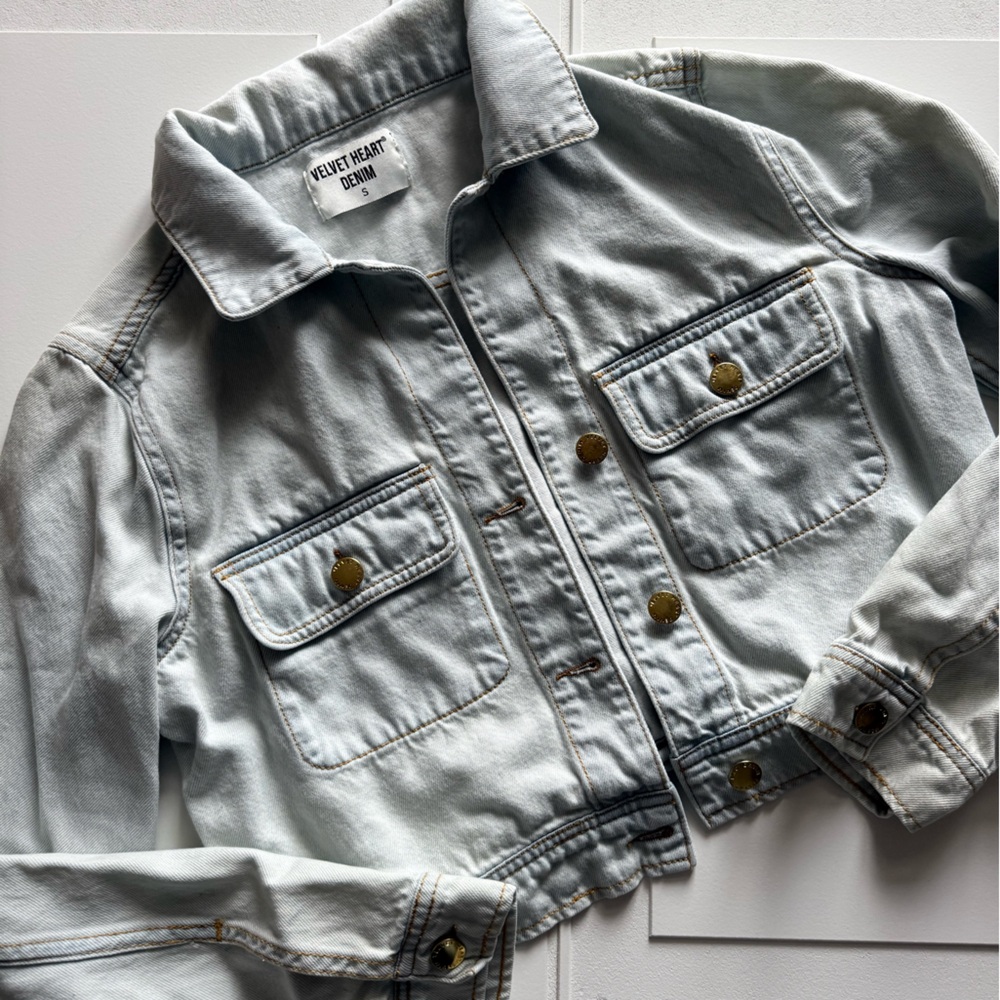 Velvet Heart Light Blue Kids Jean Jacket